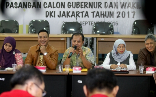 Rapat pleno KPUD DKI Jakarta