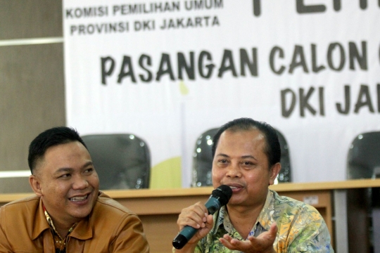 Rapat pleno KPUD DKI Jakarta