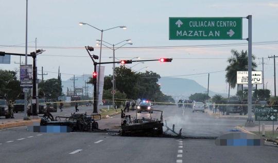 Ini rombongan militer Meksiko yang diserang puluhan pria bersenjata