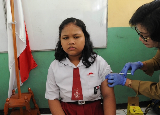 Menkes dan Wagub DKI buka bulan imunisasi anak sekolah