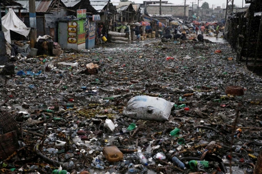 Kedahsyatan Badai Matthew meluluhlantakkan Haiti