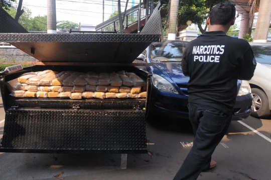 Bareskrim Polri bekuk 11 pelaku jaringan narkoba lintas provinsi