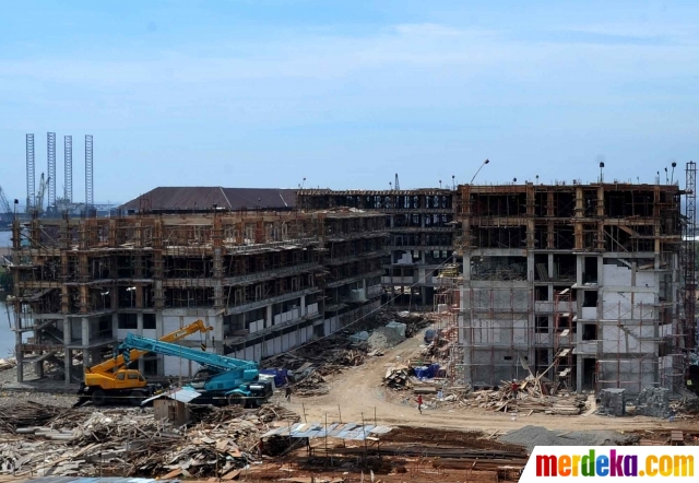 Foto : Menengok proyek Rusunawa Marunda yang dihentikan 
