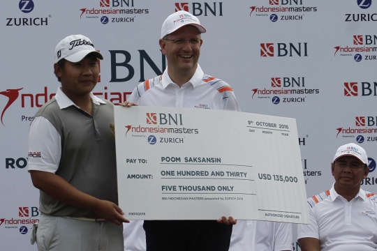 Pegolf Thailand juarai Indonesian Masters 2016