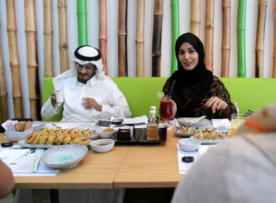 Sensasi kelezatan sushi rasa Arab