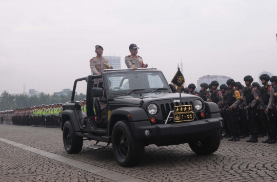 Kapolri Tito pimpin apel Mantap Praja Jaya