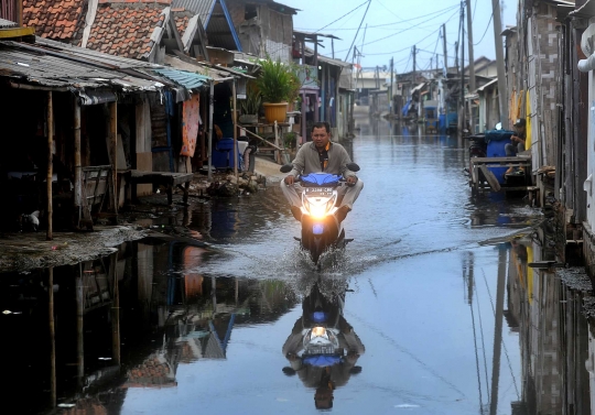 Dampak reklamasi Pulau D bikin banjir rob di Tangerang tak surut