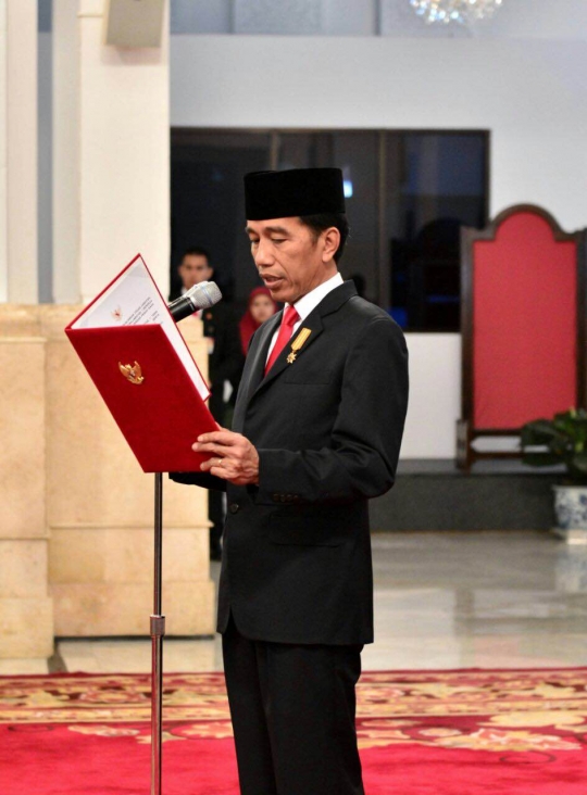 Pelantikan Jonan dan Arcandra kembali jadi menteri Jokowi