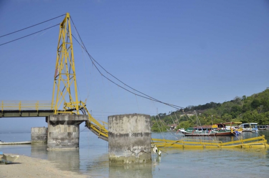 Ini kondisi jembatan ambruk di Bali yang tewaskan 8 orang