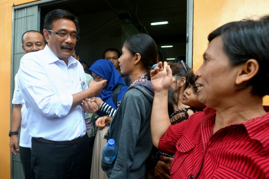 Wagub Djarot blusukan ke Pasar Rumput