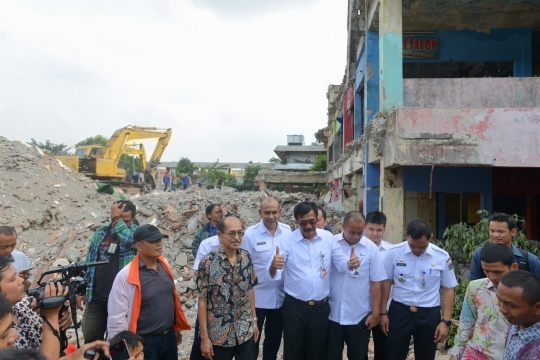 Wagub Djarot blusukan ke Pasar Rumput