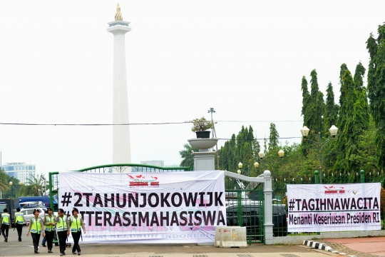 Aksi BEM se-Indonesia tagih Nawacita Jokowi-JK