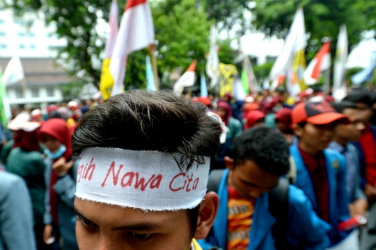 Aksi BEM se-Indonesia tagih Nawacita Jokowi-JK