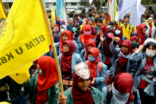 Aksi BEM se-Indonesia tagih Nawacita Jokowi-JK