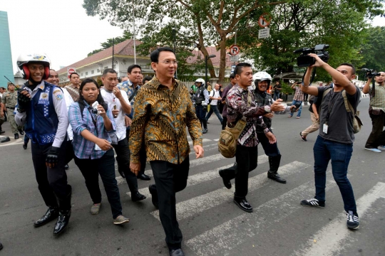 Usai diresmi Ahok, Taman Diponegoro langsung dikunjungi warga