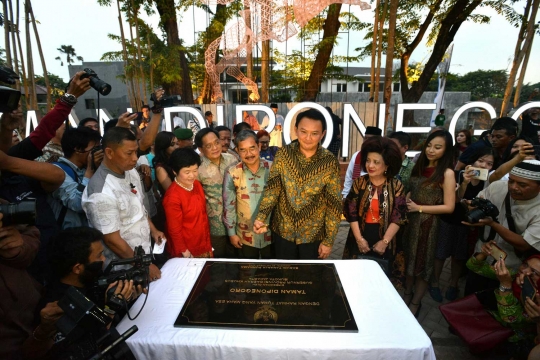 Usai diresmi Ahok, Taman Diponegoro langsung dikunjungi warga