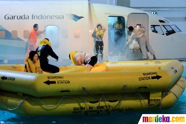 Foto : Begini latihan pramugari Garuda Indonesia agar 