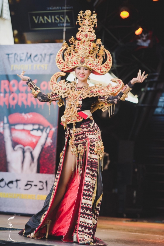 Deretan pesona Ariska Putri di ajang Miss Grand International 2016