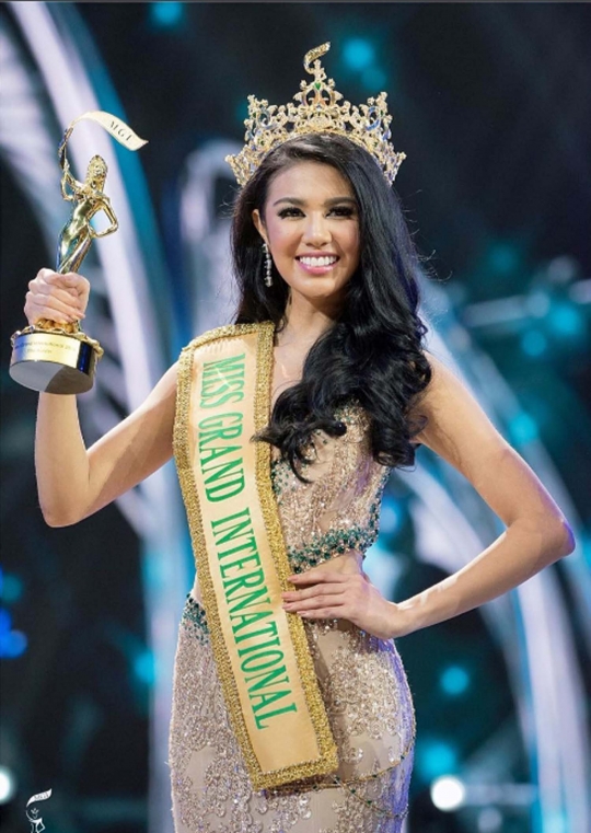 Deretan pesona Ariska Putri di ajang Miss Grand International 2016