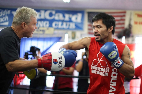 Persiapan Manny Pacquiao jelang melawan juara dunia Welter WBO