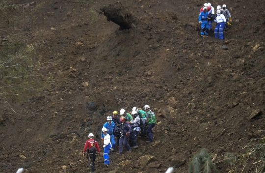 Parahnya tanah longsor di Kolombia, 6 orang tewas