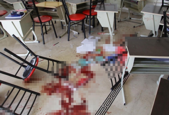 Nestapa anak-anak sekolah di Suriah jadi sasaran roket