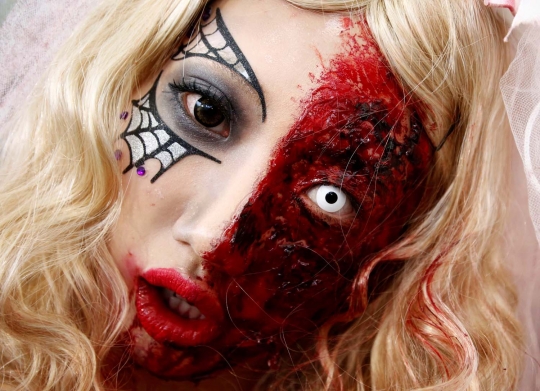 Halloween, 'zombie-zombie' mengerikan keliaran di Tokyo