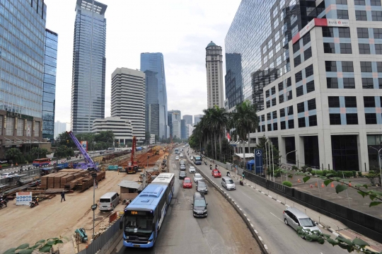 Penampakan jalan protokol lengang imbas aksi 4 November