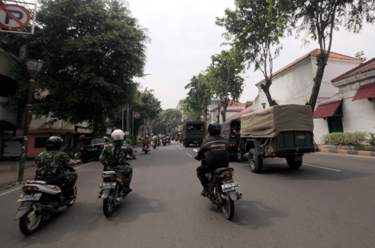 Antisipasi kerusuhan, kawasan Glodok dijaga ketat TNI dan polisi