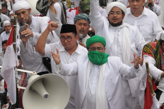 Tokoh agama dan politik meriahkan demo 4 November