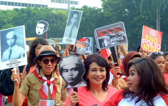 Mensos gelar kegiatan jalan sehat jelang Hari Pahlawan di CFD