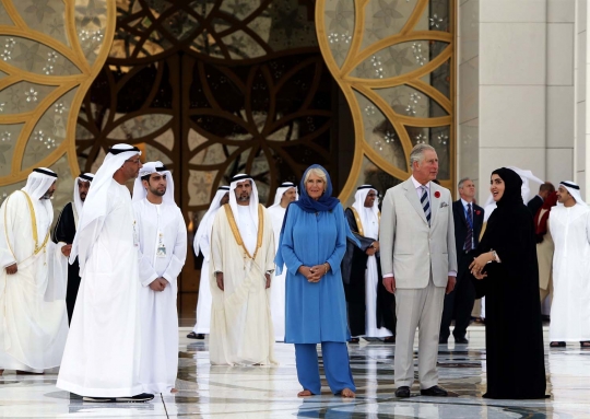 Pangeran Charles kunjungi Masjid Syekh Zayed di Abu Dhabi