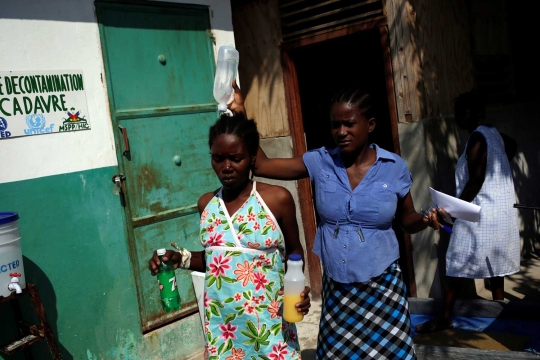 Wabah kolera meradang, warga Haiti divaksinasi
