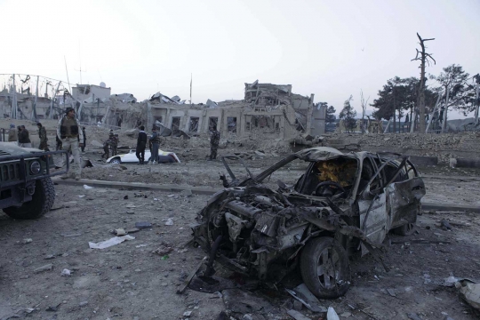 Kuatnya bom yang hancurkan kantor konsulat Jerman di Afghanistan