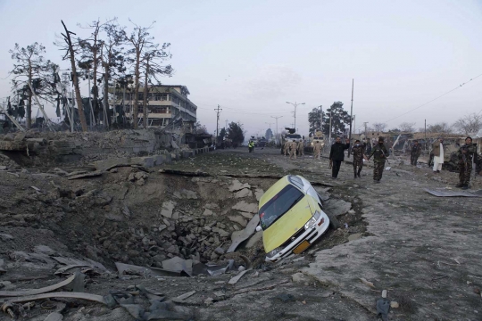 Kuatnya bom yang hancurkan kantor konsulat Jerman di Afghanistan
