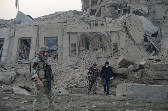Kuatnya bom yang hancurkan kantor konsulat Jerman di Afghanistan