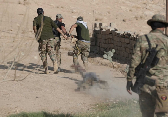 Beginilah nasib jenazah militan ISIS ketika akan dikubur