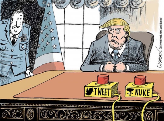 Deretan karikatur ini sindir kemenangan Donald Trump