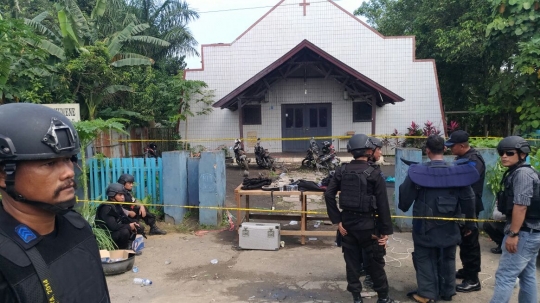 Ini lokasi ledakan bom di Gereja Oikumene Samarinda