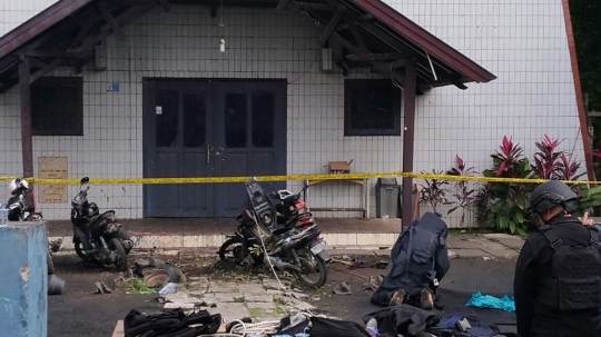 Ini lokasi ledakan bom di Gereja Oikumene Samarinda