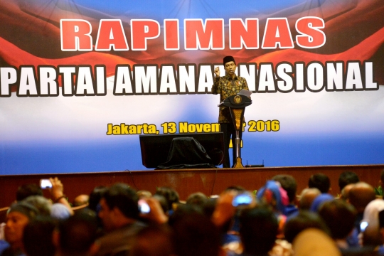Presiden Jokowi hadiri Rapimnas PAN