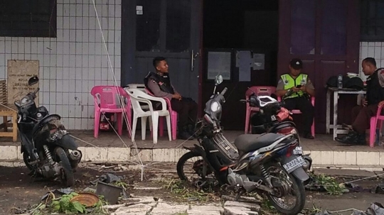 Brimob jaga ketat lokasi peledakan bom gereja di Samarinda