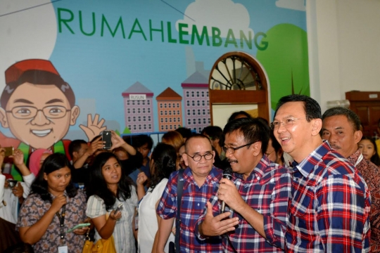 Ahok sikapi penetapan tersangka dirinya di Rumah Lembang