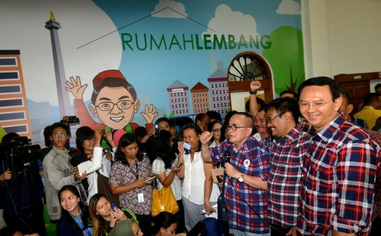 Ahok sikapi penetapan tersangka dirinya di Rumah Lembang