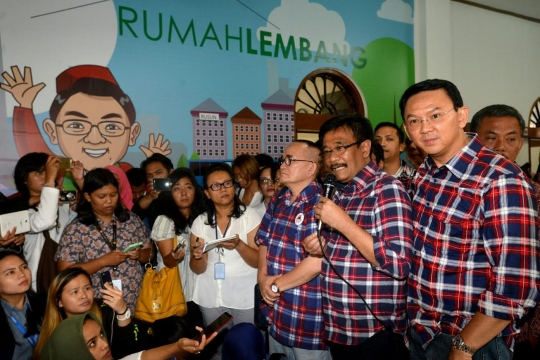 Ahok sikapi penetapan tersangka dirinya di Rumah Lembang