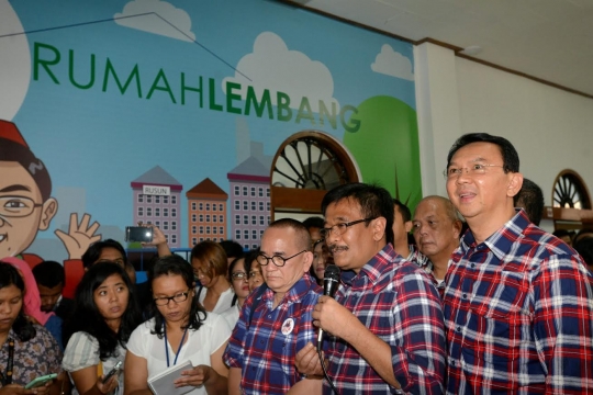 Ahok sikapi penetapan tersangka dirinya di Rumah Lembang