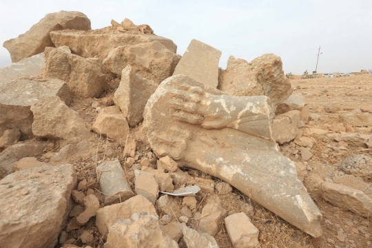 Penampakan situs kuno Irak berusia 3.000 tahun dihancurkan ISIS