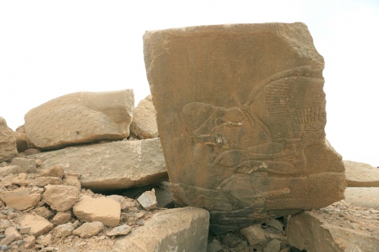 Penampakan situs kuno Irak berusia 3.000 tahun dihancurkan ISIS