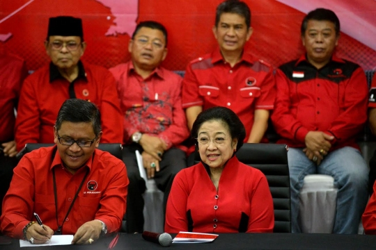 Usai Rakor, Megawati bicara status tersangka Ahok