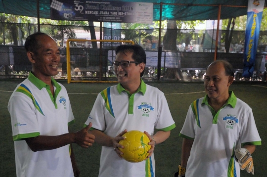 Tiga petinggi BPJS Ketenagakerjaan buka Turnamen Futsal BFC 2016